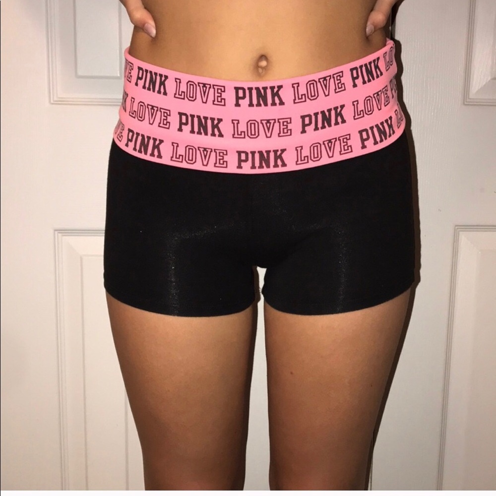 Pink shorts and pants